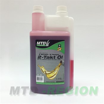 МАСЛО 2-ТАКТНОЕ MTD API-TC С ДОЗАТОРОМ, 1Л
