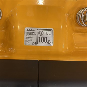 Садовый трактор Cub Cadet XT3 QR106E - Уценка! - фото 7833