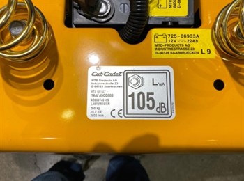 Садовый трактор Cub Cadet XT3 QS127 - Уценка! - фото 8218