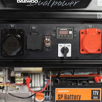 Генератор бензиновый  DAEWOO GDA 7500 DPE-3 - фото 9259