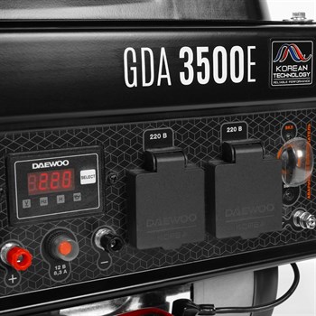 Генератор бензиновый DAEWOO GDA 3500E - фото 9316