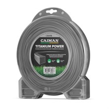 Леска для триммера Caiman Titanium Power квадрат 3,5 мм 32 м