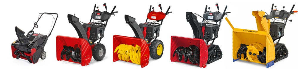 Выбор снегоуборщика MTD, снегоуборщика Cub Cadet и снегоуборщики WOLF-Garten
